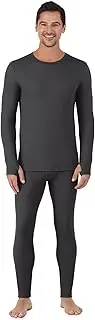 Cuddl Duds Thermal Underwear Shirt and Leggings Set for Men - Heavyweight Fleece Lined Long Johns - Winter Clothes Base Layer