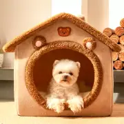 Dog House Kennel Pet Dog Cat Bed for Cats Dogs Winter Warm Plush Bed Nest Small