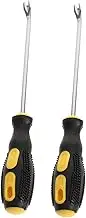 2Pcs Nail Puller Tool High Tack Puller for Upholstery Carpentry Shaped Remover for Nails Staples Tacks Compact Lightweight Design for Easy Use