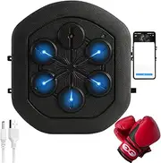 Musical Boxing Machine, Boxing Training Machine Home Wall Mount Music Boxer, Electronic Music Boxing Equipment, for Home Exercise/Boxing Training/Stress Release