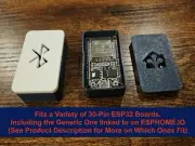 Case for ESP-WROOM-32 Development Board (30 pins, Micro/Type-C USB)