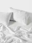 Pure Linen Linen Flat Sheet White