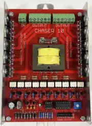 CHASER10 lighting Chaser, animation 2-10 channels 5Amps @ 120 VAC Made in USA