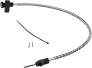 Auto Braided Locking Transmission Dipstick Tube 22200 Fit for Ford F-150 10R80 6R80 4R75E 4R70E 2010-2023