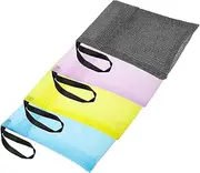 DRESSOOS 4 Pack Exfoliating Soap Bag Mesh Soap Pouch for Shower Sturdy Bar Soap Storage Bag Foaming Net