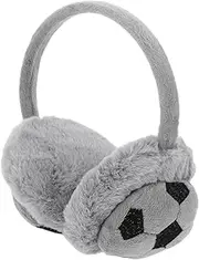 [COMPUKAS] Winter Earmuffs Plush Football Ear Covers for Boys and Warm Fleece Ear Warmers for Outdoor Activities for Christmas and Winter Fun