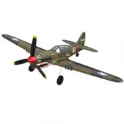 Fighter 400mm Wingspan 2.4GHz 4CH EPP 6-Axis Gyro One-Key U-Turn Aerobatic RC Airplane RTF for Trainer Beginner 2pcs batteries