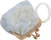 [CATIEBYE] Vintage Floral Pattern Clutch Purse with Fake Strap Elegant Evening Bag for Weddings and Formal Parties Stylish Handbag for Tea Party Accessories
