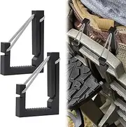 GFYYBKJ 2 Pcs Molle Hook for Saddle Hunting/Bow Hunting/Climbing Sticks/Climbing Platform, Molle Accessories, Molle Clip for Saddle Hunting Accessories, Molle Hook and Loop