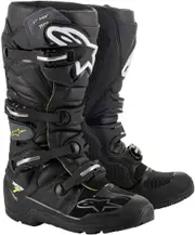 Alpinestars Tech 7 Enduro Drystar Motocross Boots, black-grey, Size 52 for Men Black Grey