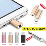 Type-C To 3.5mm AUX Jack Earphone USB-C Headphone Adapter Audio AU