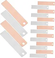 Homoyoyo 20pcs Copper Zinc Anode for DIY Experiments Zinc and Copper Strips for Educational Projects for Soldering Welding Creative Engineering Activities