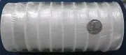 120Ft ELASTIC 10 rolls 12 ft 1mm clear bead stringing thread beading cord M058C