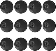 Yakamoz 12pcs 60mm Plastic Desk Table Grommet Cord Cable Wire Cable Tidies Desk Caps Computer Desk Surface Port Hole Covers, Fit 60mm Hole