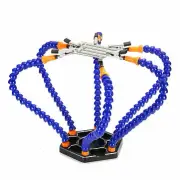 6 Claw Arms Soldering Holder Helping Hands Tool Flexible For Welding Table Clamp