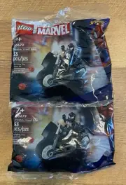 LEGO Super Heroes: Spider-man Venom Street Bike (30679) 2 Packages Unopened