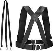 Fitness Sled Harness Workout Harness Exercise Resistance Fitness Bands Set Speed Trainer with Pull Strap for Running Sprinting Resistance Speed Agility Training