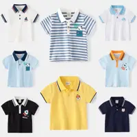 在飛比找蝦皮購物優惠-陽陽優選 男童 童裝 兒童短袖T恤 polo衫 新款韓版寶寶