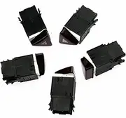 FKAUPUZTY 18G953509 1K0 953 509A Dark Red Hazard Warning Flash Button Emergency Switch Fit for VW Golf GTI MK5 Rabbit(18G953509-5Pcs)