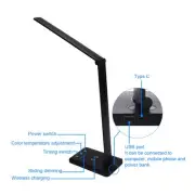 LED Desk Lamp Touch Control Adjustable Timing 5 Gears 50pcs Light Chips Fold HR6