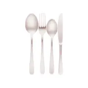 Tablekraft Luxor Table Knife, Table Fork, Teaspoon & Table Spoon Bundle x 48| Bn