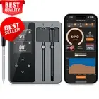 Bluetooth Meat Thermometer, Dual Probes, 330FT Range, LCD & App for BBQ/Oven