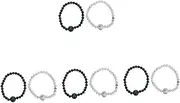 4sets Bracelet Wrist Straps Wristbands Wrist Bands Hand Jewelry Stone 2pcs*4