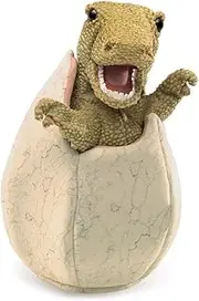 Folkmanis Dinosaur Egg Hand Puppet, Multi, One Size