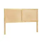 Bed Head Double Size Rattan - Ribo Pine