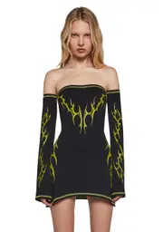 [Club Exx] Soul Taker Dress And Gloves Set