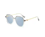 G59 Outdoor Riding Anti-blue Light Sunglasses with Photosensitive Transparent Frame To Blue Lens Glasses for Men and Women