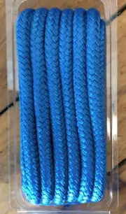 Seachoice Double Braided Boat Marine Nylon Dock Line Rope 1/2" x 15' Blue 40361