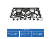 Smeg 60cm Gas Cooktop
