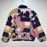 Patagonia Synchilla Full Zip Fleece Jacket Womens Large Frontera/Marble Pink NWT
