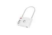 MiLi MiLock TSA Bluetooth Suitcase Luggage Tracker Waterproof Bag Lock - White