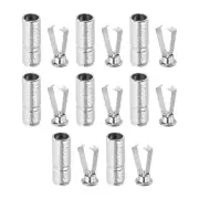 Shoelace Tips, 16Pcs Shoelace Head Tips for Shoes String, Silver Tone Style a