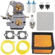 578 24 34-01 C3-EL53 Carburetor Kit for Husqvarna K750 K760 510 ZAMA C3-EL43C + Air Filter Fuel Bulb Spark Plug Photo color