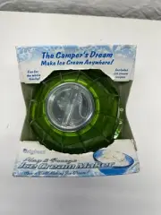Orihinal Play & Freeze Ice Cream Maker Ball Camper's Dream GREEN Complete