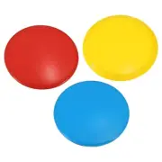 Flying Disc 8 Inch 160 Gram 3 Pack Sport Training Disk with Storage Bag 3 Colors