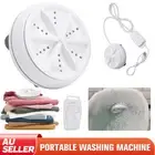 Portable Washing Machine Mini USB Charging Ultrasonic Turbine Washer For Travel