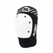 Smith Scabs Elite Knee Pad Black w White Caps