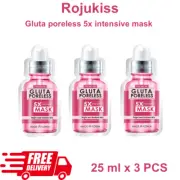 Rojukiss Gluta Poreless 5X Intensive Mask 25 ml X 3PCS