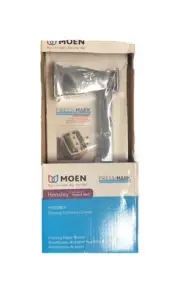 MOEN Hensley Pivoting Toilet Paper Holder with Press and Mark in Polished Chrome