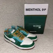 The Color Album Sky Wizard Menthol 91 Dunks Size 12 DS New With Box Custom