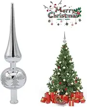 Christmas Tree Topper Decor - Christmas Tree Holiday Decor | Christmas Tree Top Decoration, Finial Seasonal Treetops Hoem Decor, Classic Christmas Elements