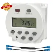 7-Day Dc 12v 16a Digital Programmable Timer Switch Relay for Automation