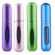 4 x Refillable Perfume Atomiser 5ml Spray Pump Portable Bottles Travel