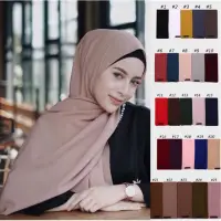 在飛比找蝦皮購物優惠-hijab instant方便套頭頭巾穆斯林服飾印尼阿拉伯服