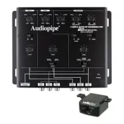 Audiopipe 3-Way Active Crossover - 15 Volt Line Driver Xv-3-V15Xp