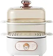 Electric Steam Pot 1200W Steam Cooking Pot, Stackable Multipurpose Cooker, 10.5L Capacity Electric Hot Pot, Fast Cooking